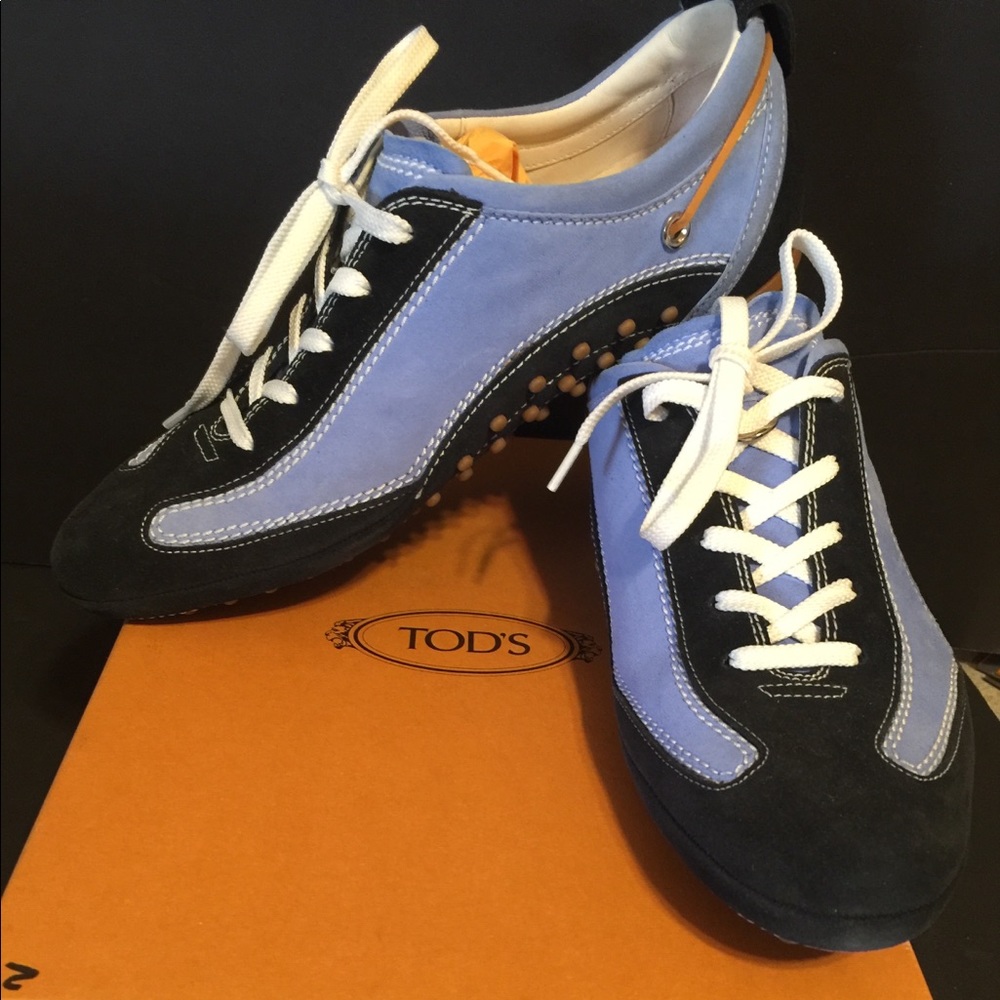 NWOT TOD’S Leather and Suede Sneakers